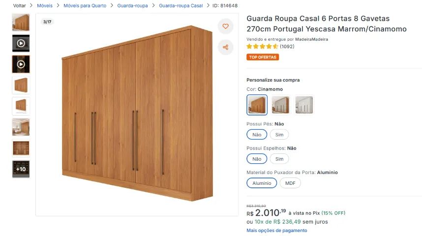 Guarda Roupa - Foto 2