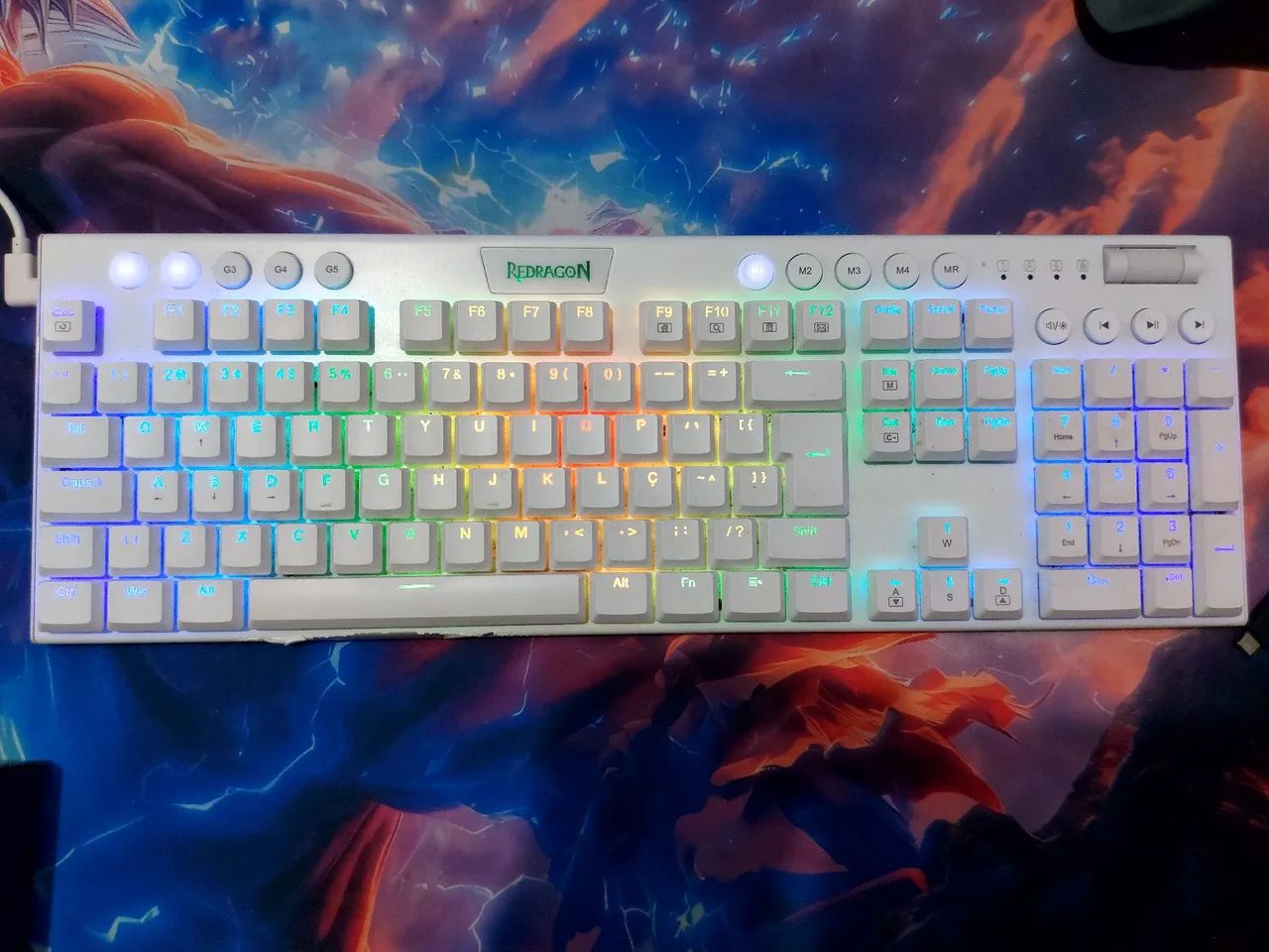 Teclado Redragon Horus e Mouse Ajazz 179P - Foto 2