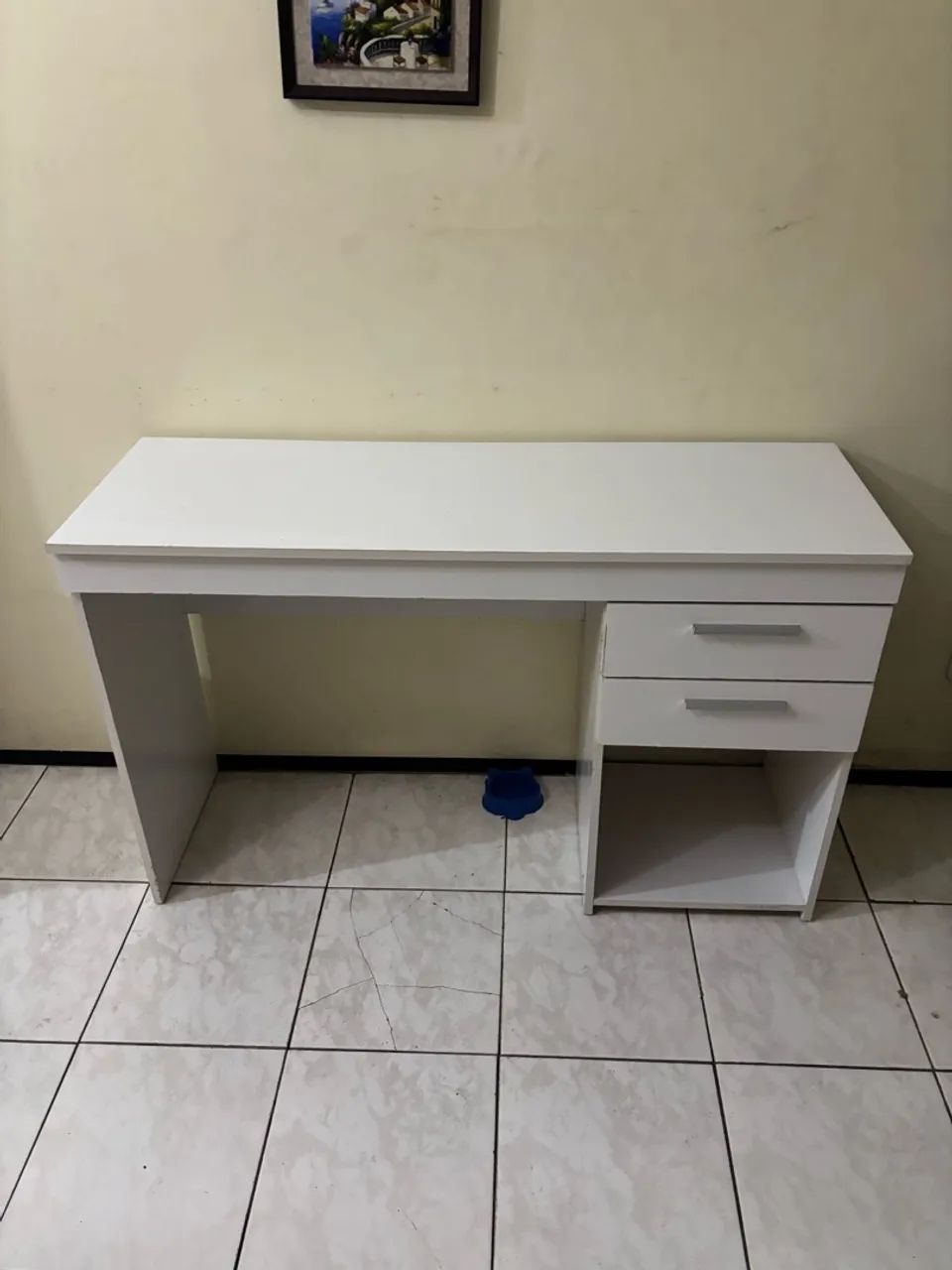 Mesa branca escritório  - Foto 5
