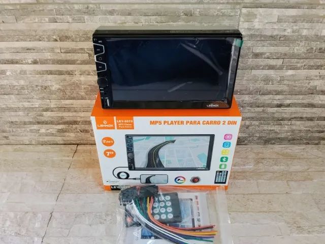 Central Multimídia Lehmox Bluetooth Mp5 2 Din 7 Polegadas