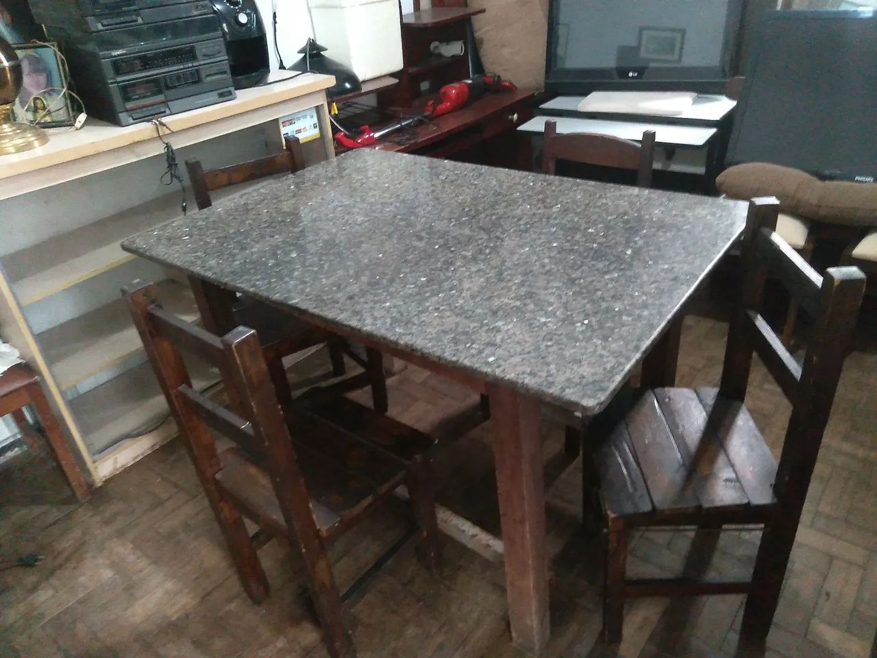 Mesa de cozinha madeira rustica 
