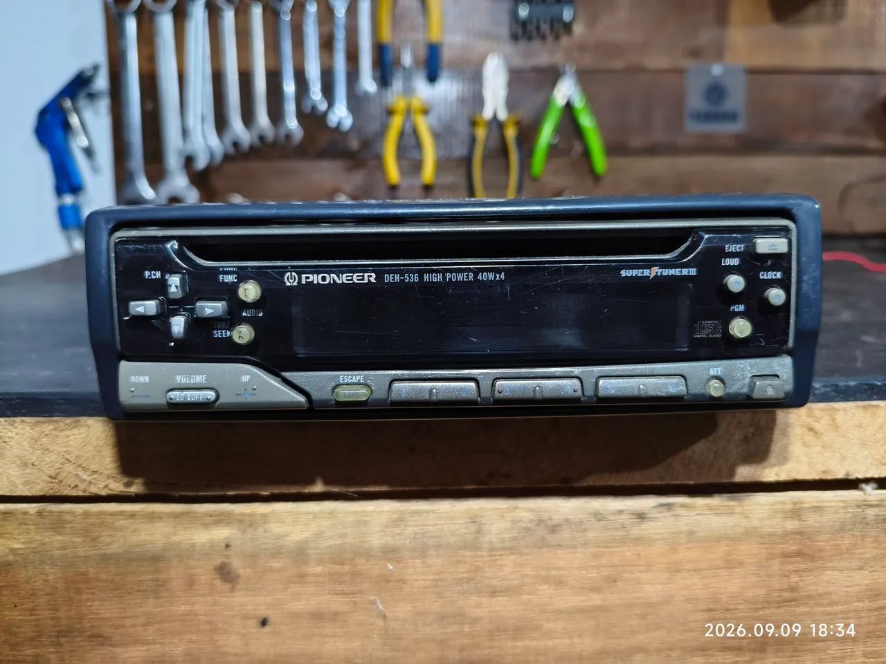 Pioneer DEH 536 com Bluetooth  - Foto 3