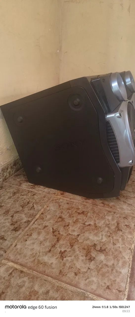 Caixa de som do zux 9 da Sony
