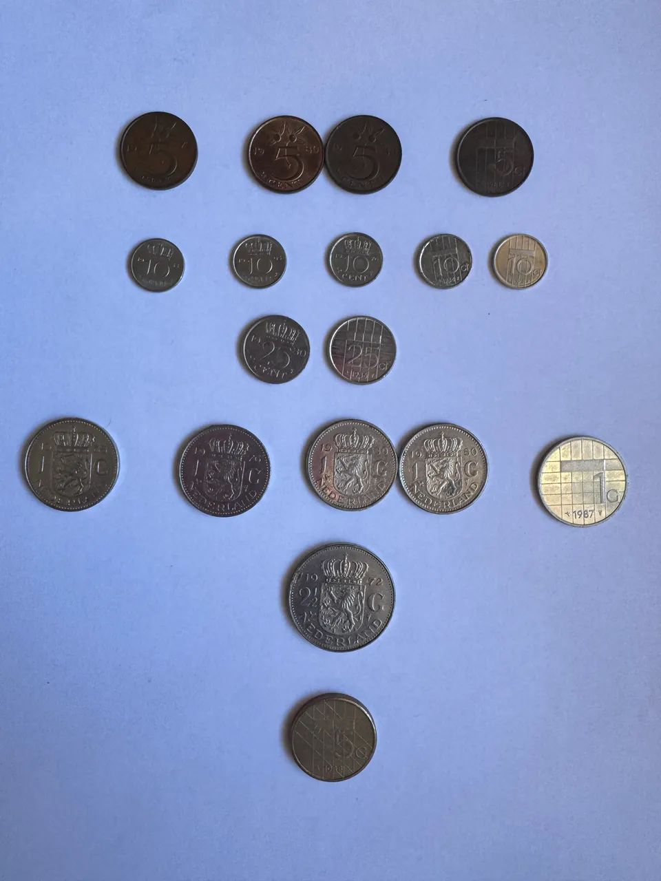 Lote 18 moedas antigas Holanda