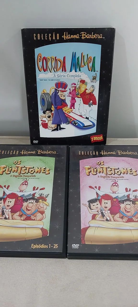 Coleção DVD Hanna Barbera - Corrida Maluca e Os Flintstones