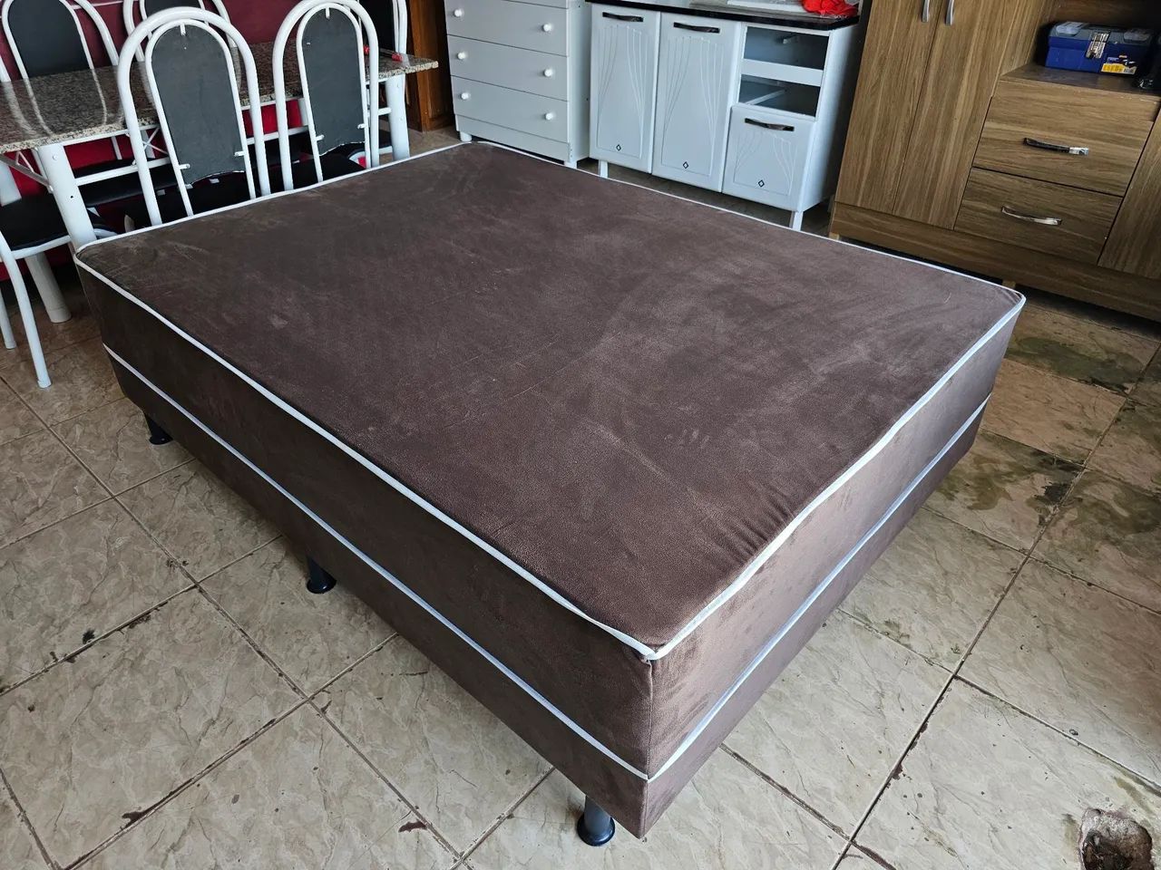 Cama unibox nova molas ensacada casal - Foto 3