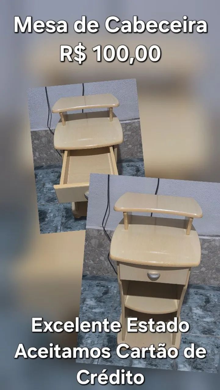 Mesa de Cabeceira Excelente Estado