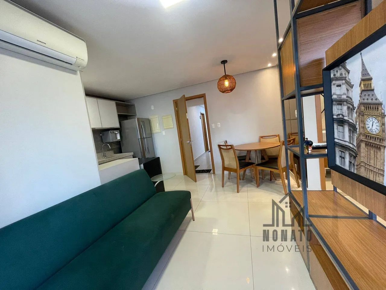Flat Mobiliado à Venda no Setor Bueno Edifício Luz com 42m² e Sacada - Foto 2