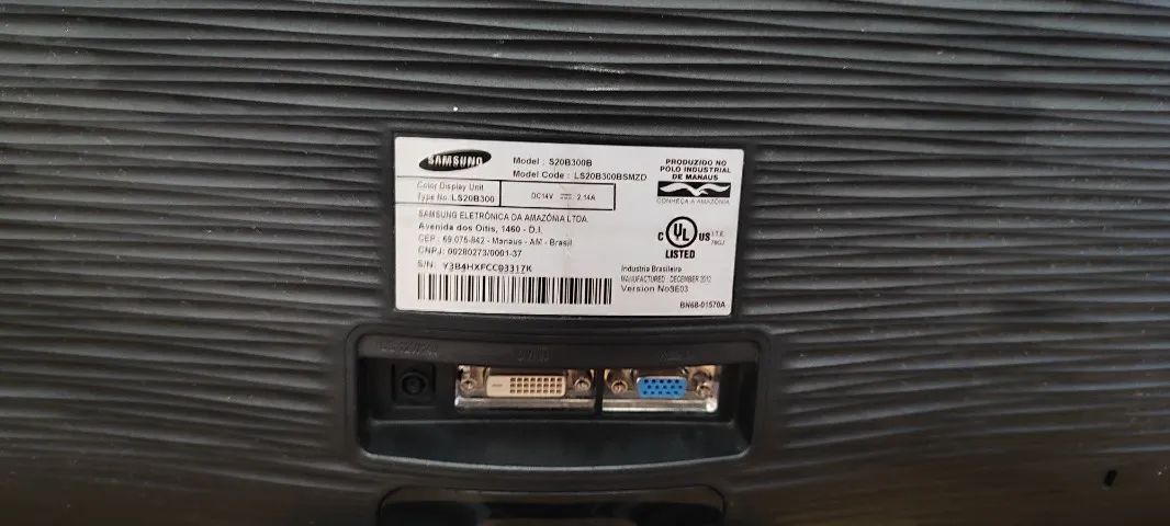 Monitor LED de 20 polegadas Samsung SyncMaster S20B300 com cabo VGA/VGA - Foto 4