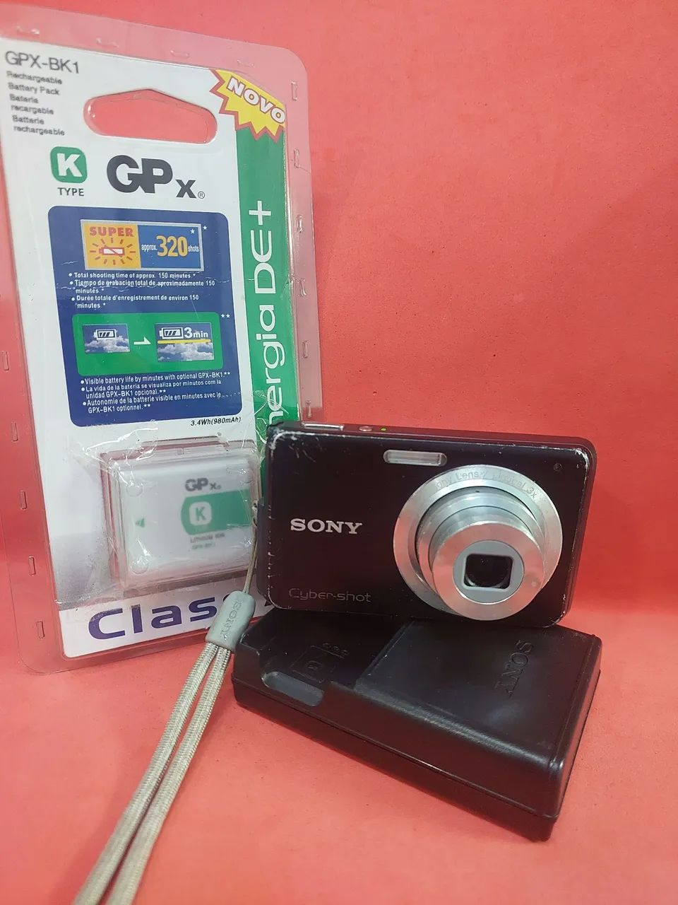 Câmera Sony Cyber-Shot W180 funcionando perfeitamente 
