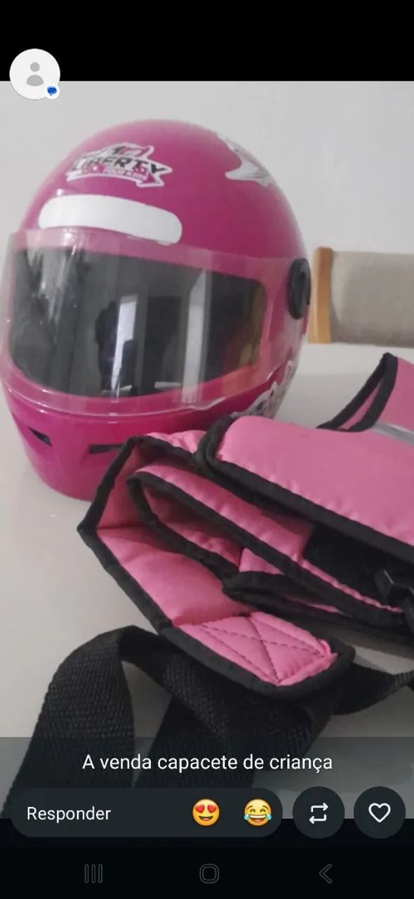 Capacete novo vender logo 
