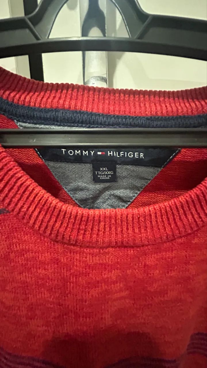 Suéter Tommy tamanho G  - Foto 3