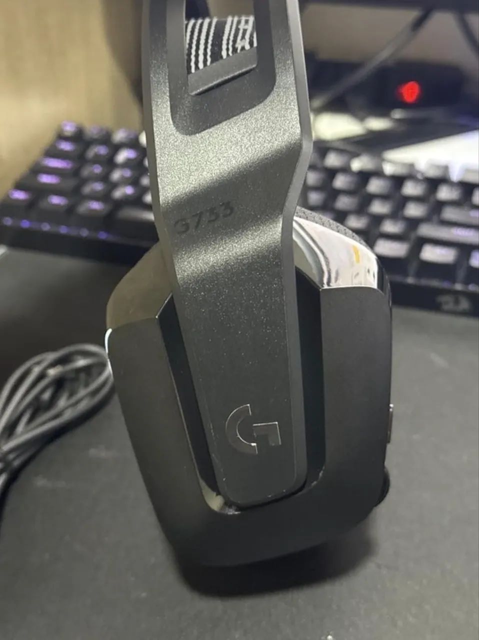 Headset Gamer Logitech G733 7.1 - Impecável - Foto 4