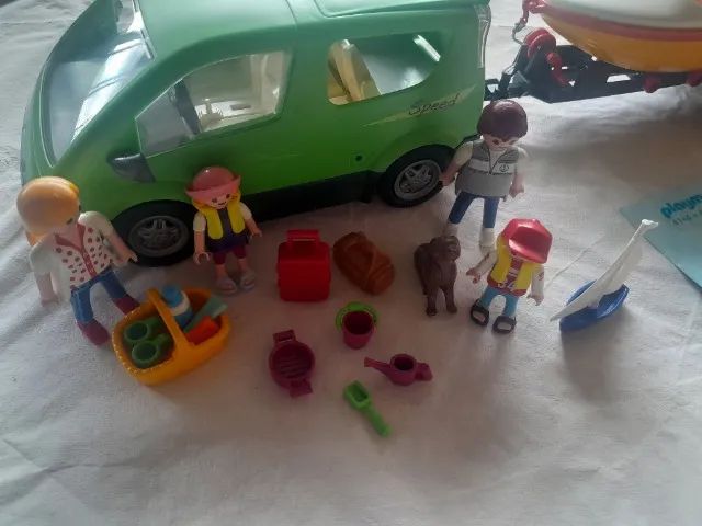 Playmobil 4144 Carro de Família com Barco