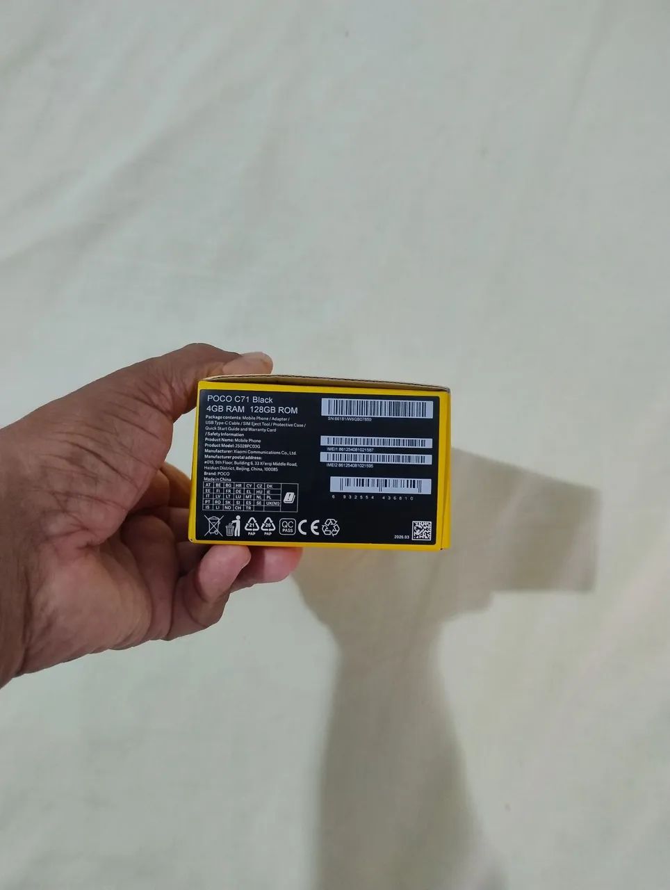 Caixa celular Poco Note Realme C 71 - Foto 2