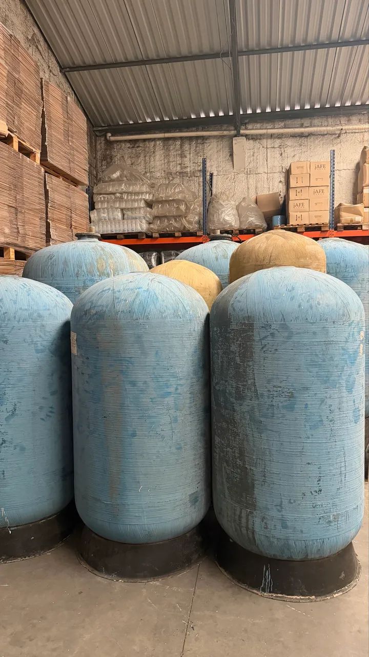 11 Tanques de Pressão PRFV para Filtro de Água Industrial - Fibra de Vidro e 1 de inox - Foto 2
