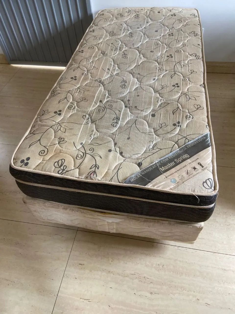 CAMA BOX SOLTEIRO MOLAS ENSACADAS - FAÇO ENTREGA 