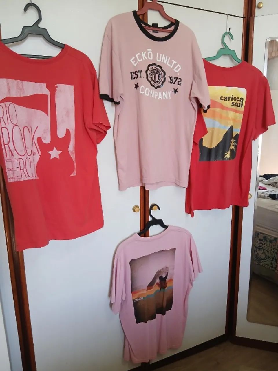 Kit com 4 Camisas tamanho G - Foto 4