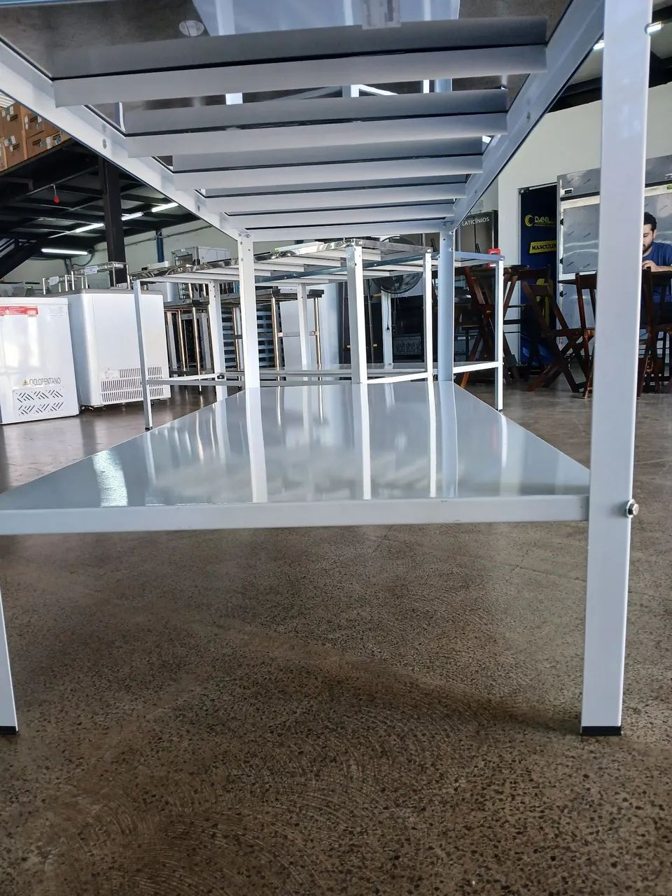 Mesa Inox 190x80 Com Paneleiro Braesi - Foto 4