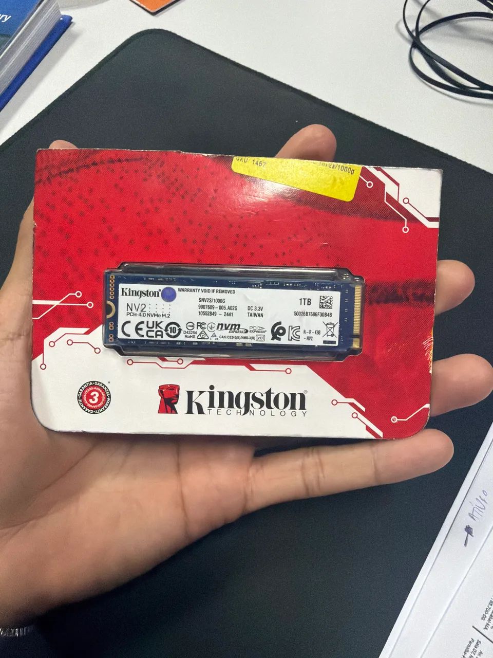 SSD Kingston NV2 1TB NVMe M.2 PCIe 4.0 - Lacrado - Armazenamento
