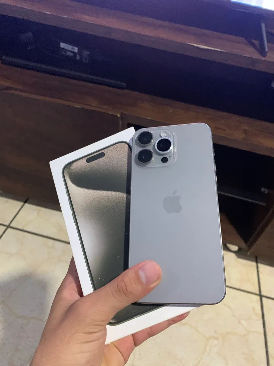 iPhone 15 pro Max 256 único dono 