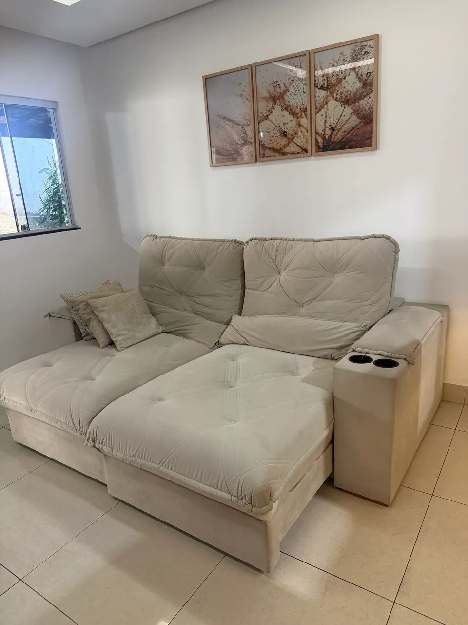 Sofá Retrátil 2,30x1,70 - MUITO CONSERVADO - Foto 2