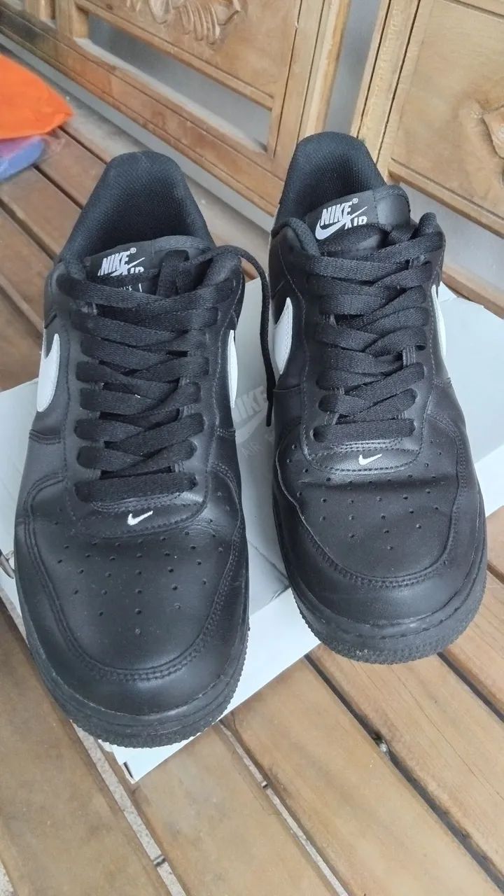 Nike Air Force 1 '07 Preto Original 40  - Foto 4