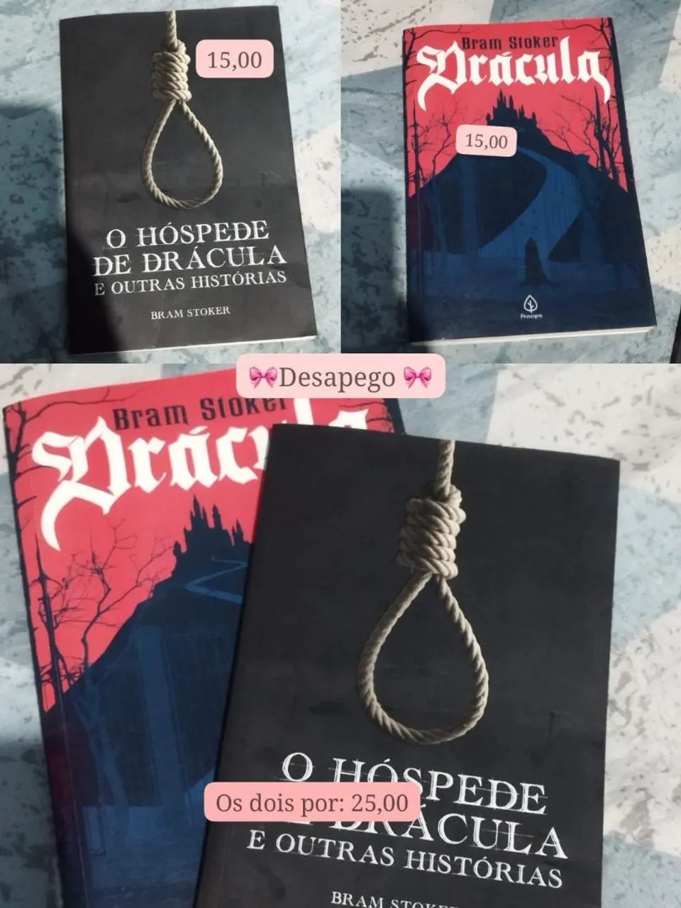 Livros desapego - Drácula de bram Stoker