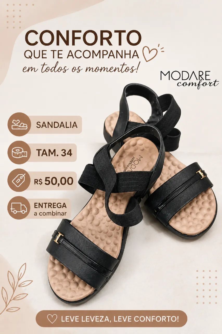 Sandália modare comfort 