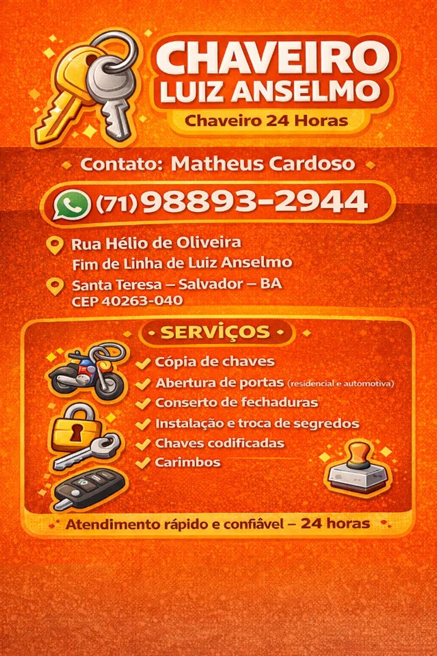 Chaveiros 24h