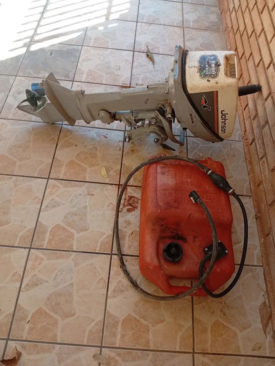 Motor de poupa Johnson 14HP - Foto 4