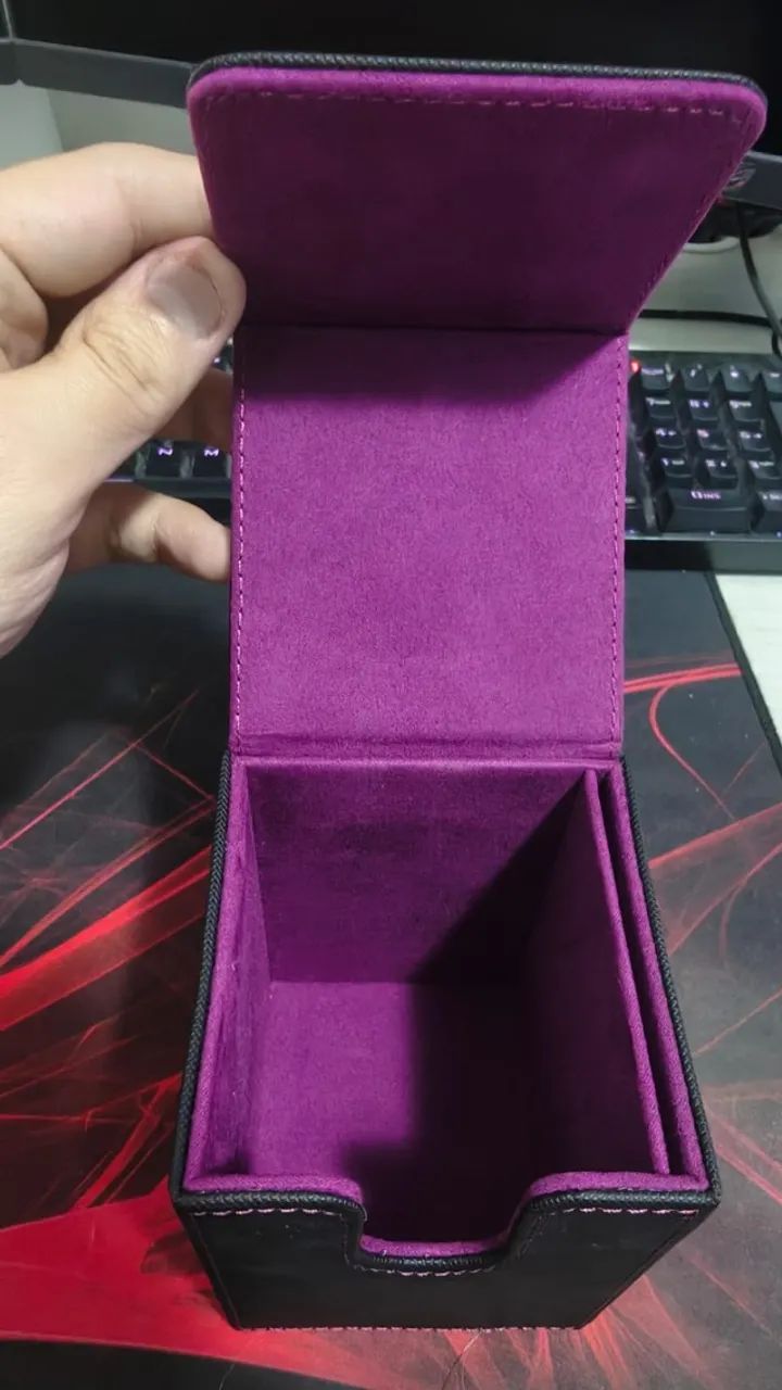 Caixa para cartas TCG/CCG - Roxo - Foto 2