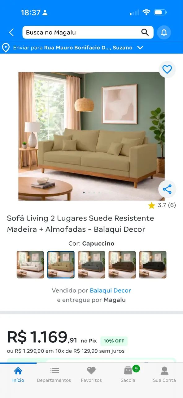 Sofá living moderno. - Foto 3