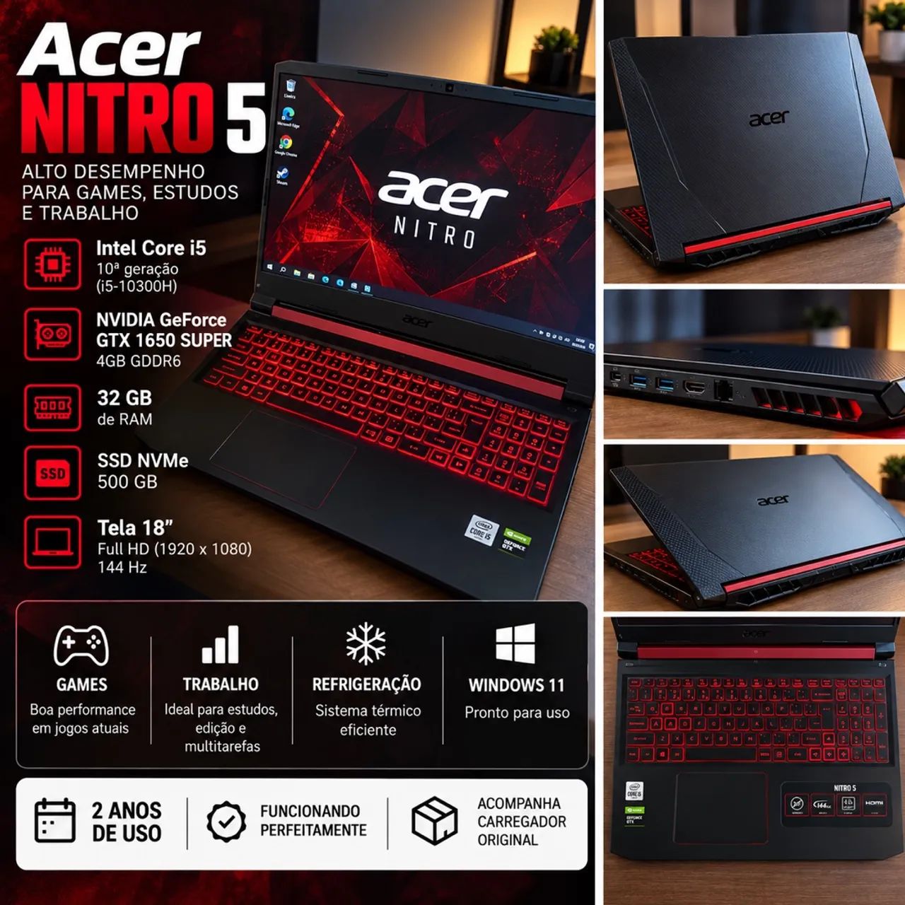 Notebook acer nitro 5