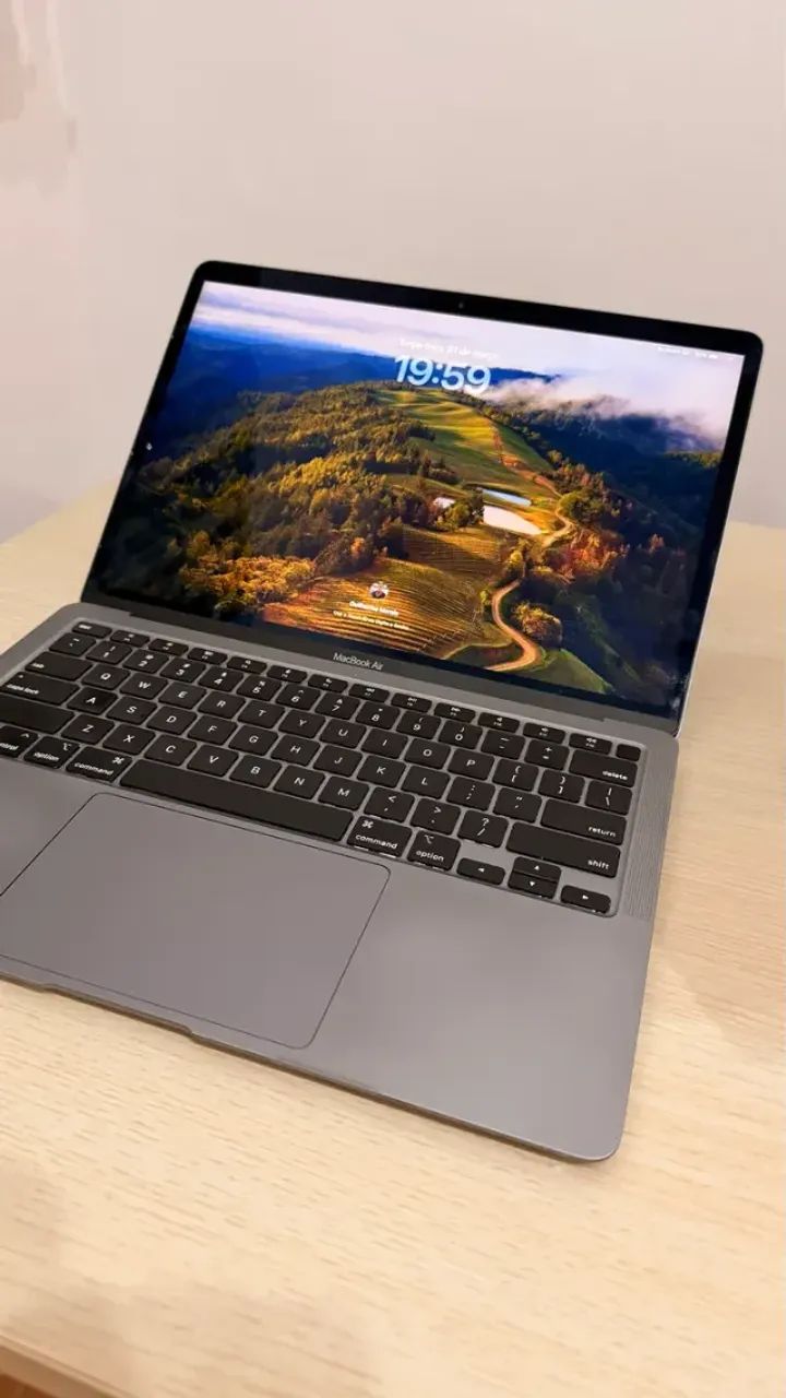 Macbook Air M1 2020 Cor Cinza Espacial 256gb Zerado Sem Marcas