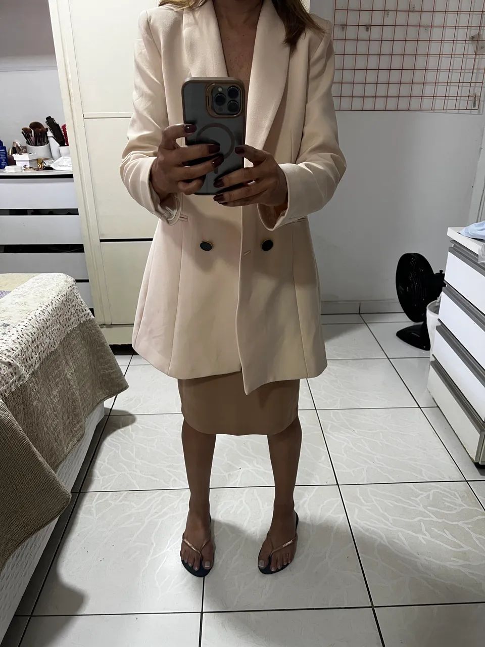 Blazer small cor bege marca zara  - Foto 2