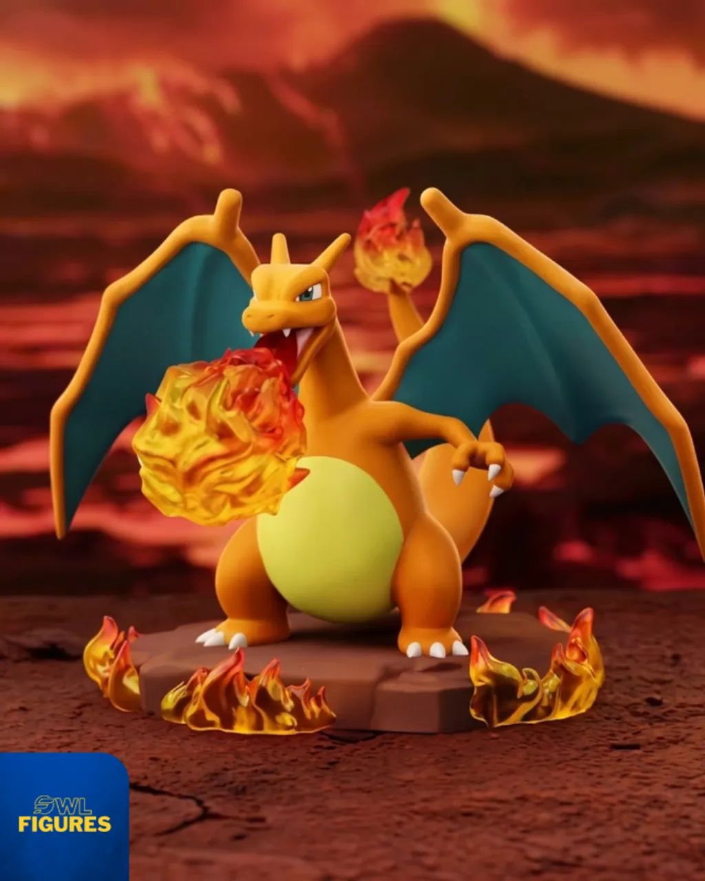 Figura estatica Charizard Pokemon Oficial - Foto 5