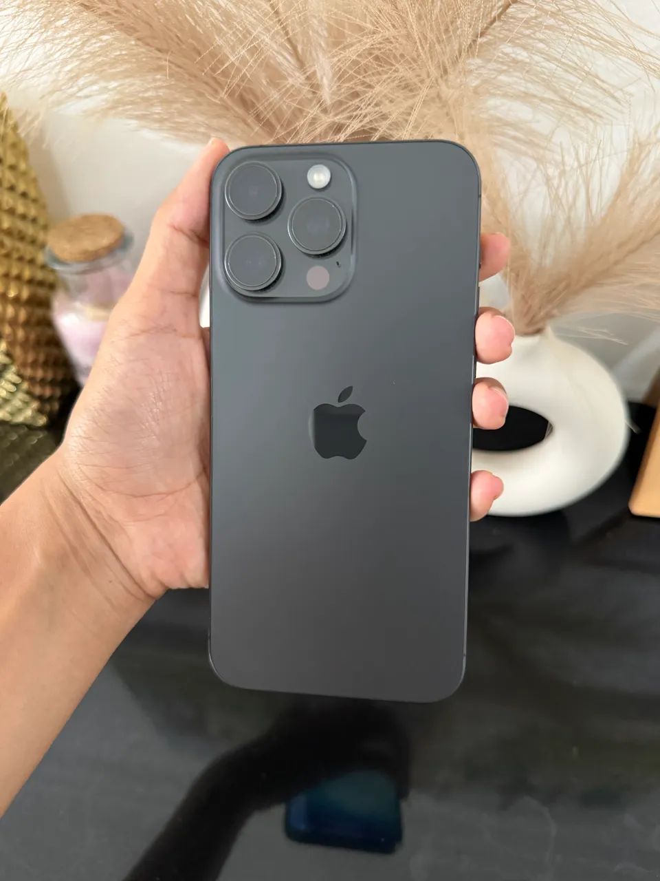 Telefone iPhone 15 pro Max 256 Preto - Foto 5
