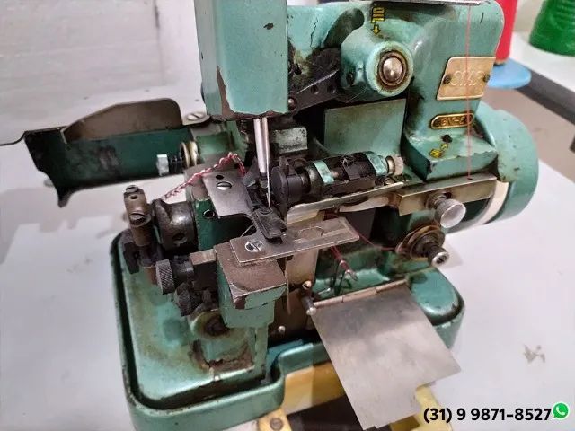 Overlock Semi Industrial Chinesinha Modelo STAR GN1-6 Completa com mesa e Motor - Foto 3
