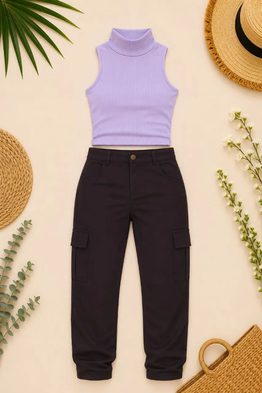 Saia mid calça jogger e cropped  - Foto 4