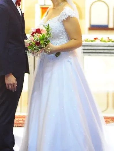 Vestido de noiva romântico estilo princesa - Foto 5