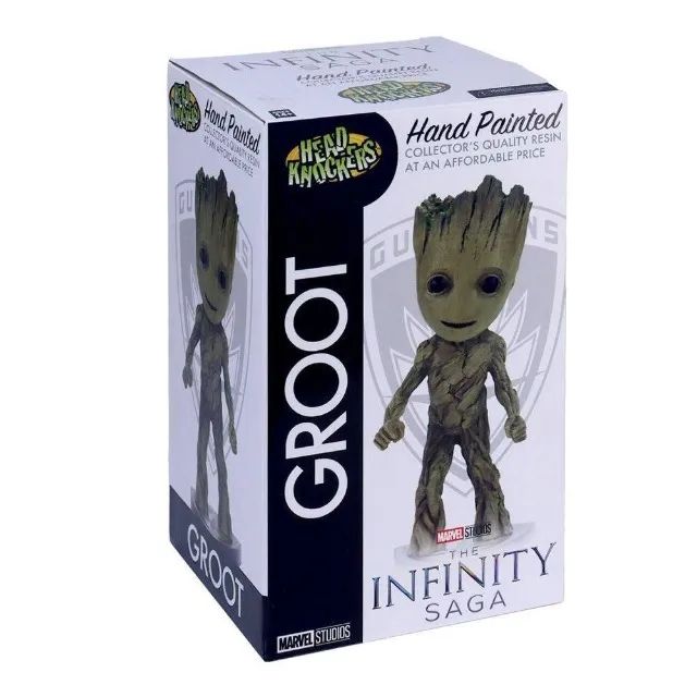 Estátua Groot Neca Head Knockers Marvel Infinity Saga Boneco Resina Guardiões da Galáxia - Foto 5