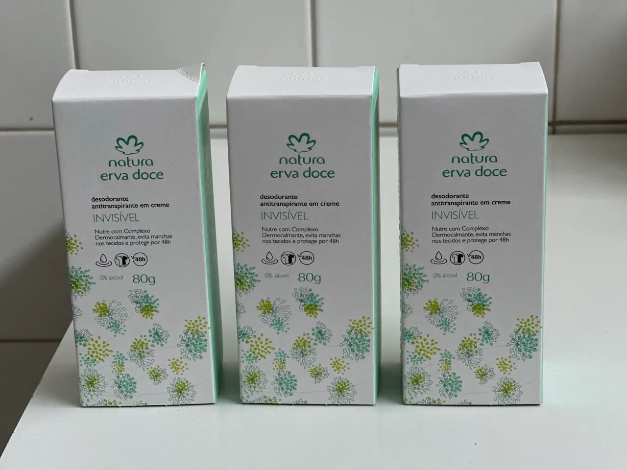 Kit  desodorante em creme erva doce - Foto 3