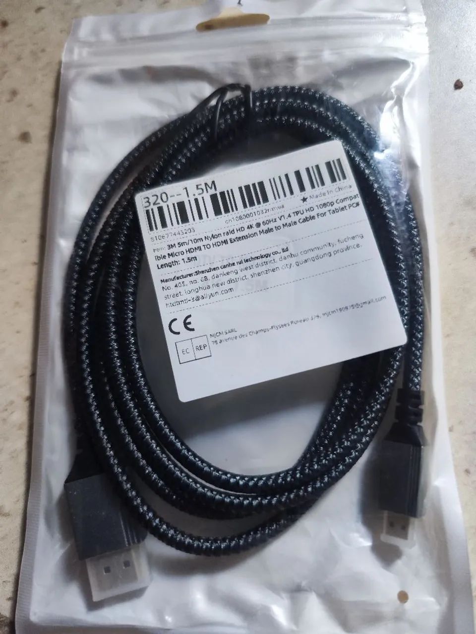 CABO HDMI PARA HDMI MICRO 
