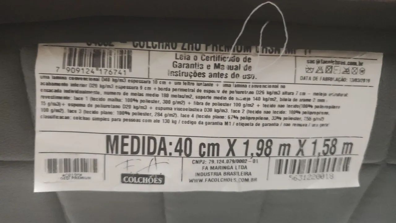 Colchão Queen mola ensacada - Foto 3