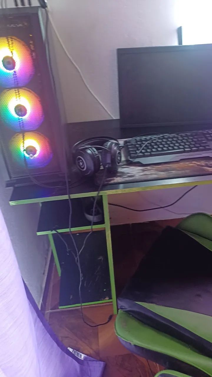 Pc completo + mesa e cadeira + ps3 slim - Foto 4