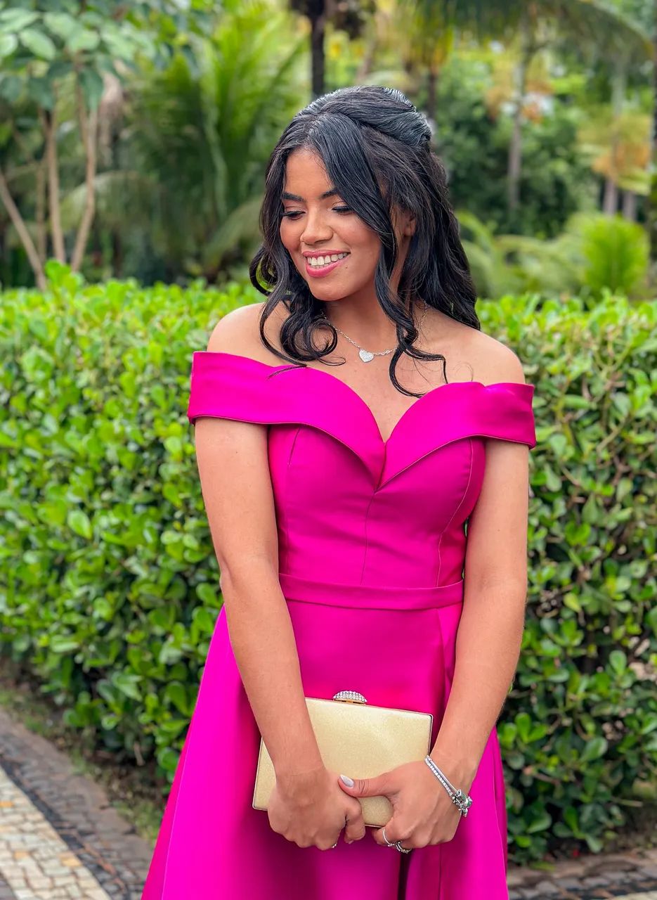 Vestido fúcsia 