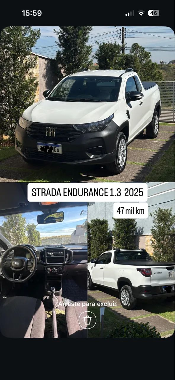 Fiat Strada Endurance 1.3 Flex 8V CS 2025 - Foto 5