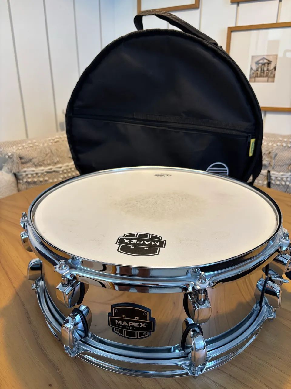 Caixa Mapex 14x5,5 (New Mpx Steel) + BAG - Instrumentos musicais