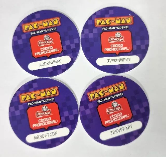 4 tazos Pac-man Elma chips - Foto 2